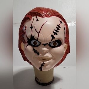 Chucky Childs Play Good Guy Costume Halloween Cosplay Adjustable Mask w/…